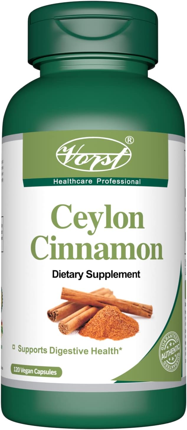 Vorst Ceylon Cinnamon Capsules 120 Vegan Capsules | Supports
