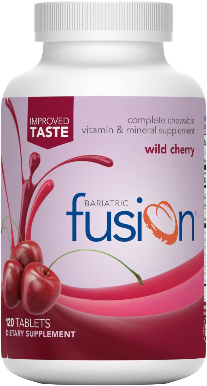 Bariatric Fusion Wild Cherry Complete Chewable Bariatric Multivitamin