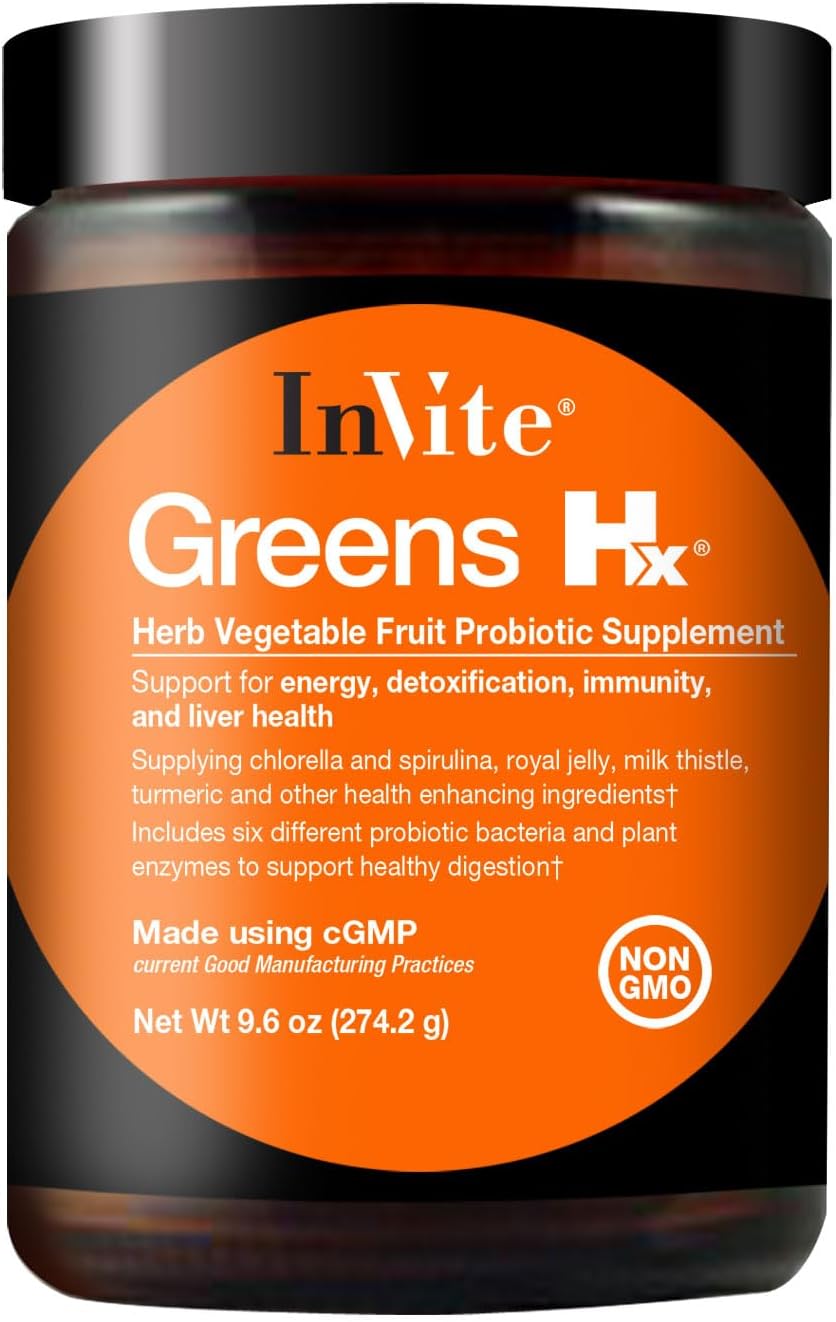 Invite Health Greens Hx - Supports Energy, Detoxification,