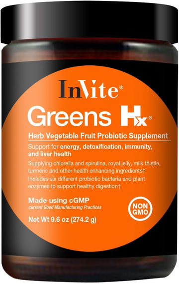 Invite Health Greens Hx - Supports Energy, Detoxification,