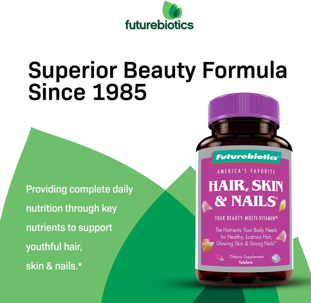 Futurebiotics Hair, Skin, & Nails Beauty Multivitamin, 135 Tablets