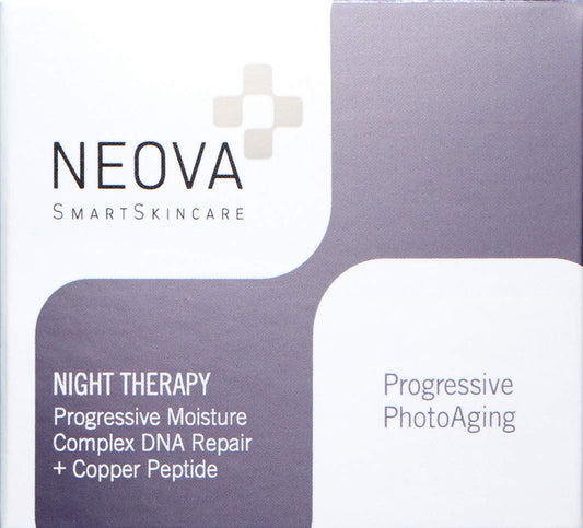 NEOVA SmartSkincare Night Therapy Moisturizer with fortifying nutrition, DNA Repair and Copper Tripeptide for overnight recovery