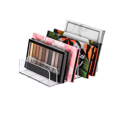 Eyeshadow Makeup Palette Cosmetic Organizer - Waterproof Eyeshadow Organizer for Eye Makeup Palette,Bathroom Countertop,7 Sections (1PCS-Large)