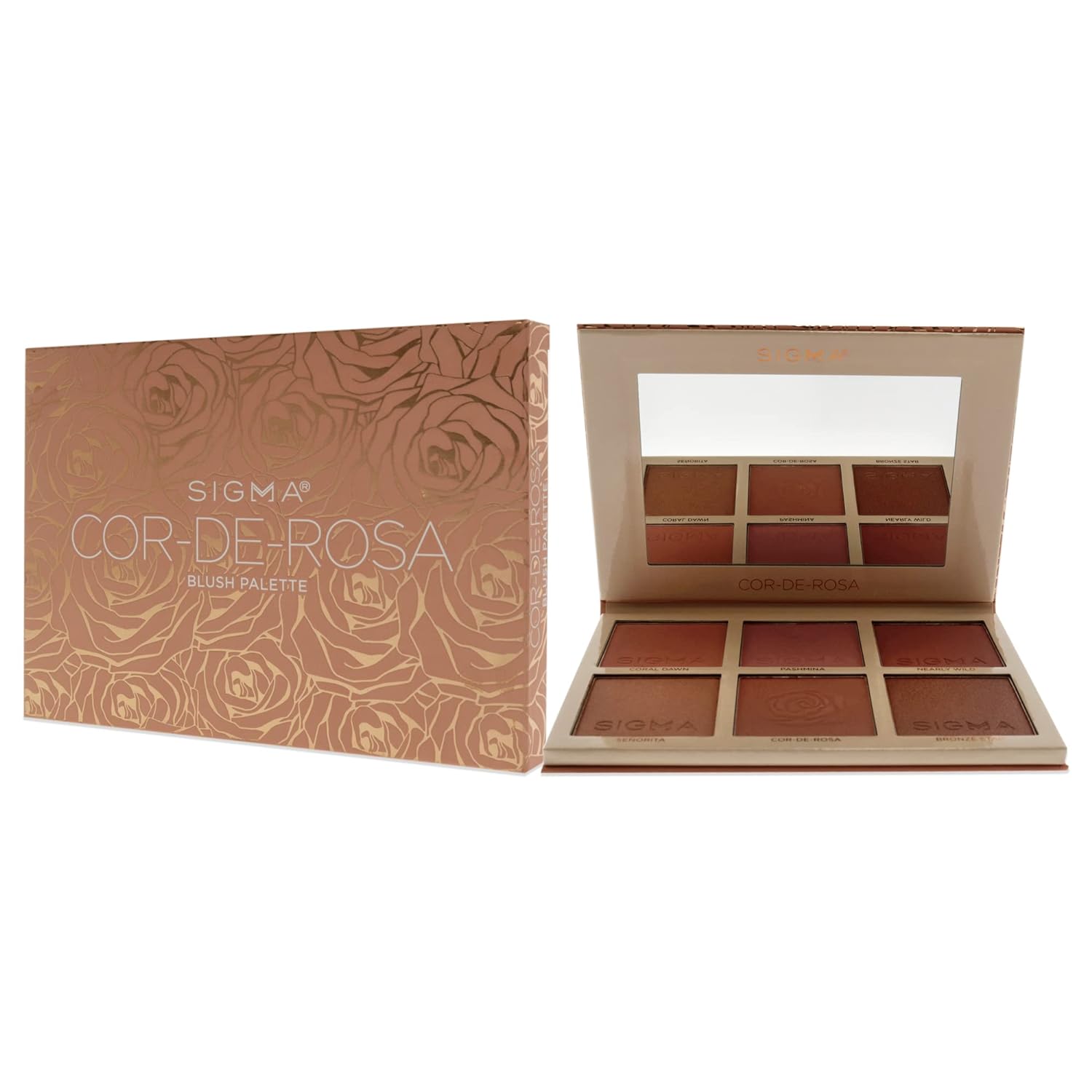 Sigma Beauty Cor-de-Rosa Blush Palette - Flushed Neutral Mat