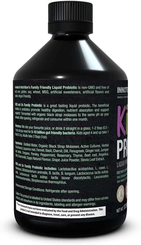 INNOTECH Nutrition: Liquid Ionic Kelp, Acai Flavor- 530ml