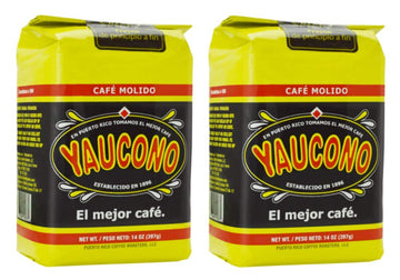 Yaucono Coffee Medium Roast Ground, Arabica,  (Pack of 2)