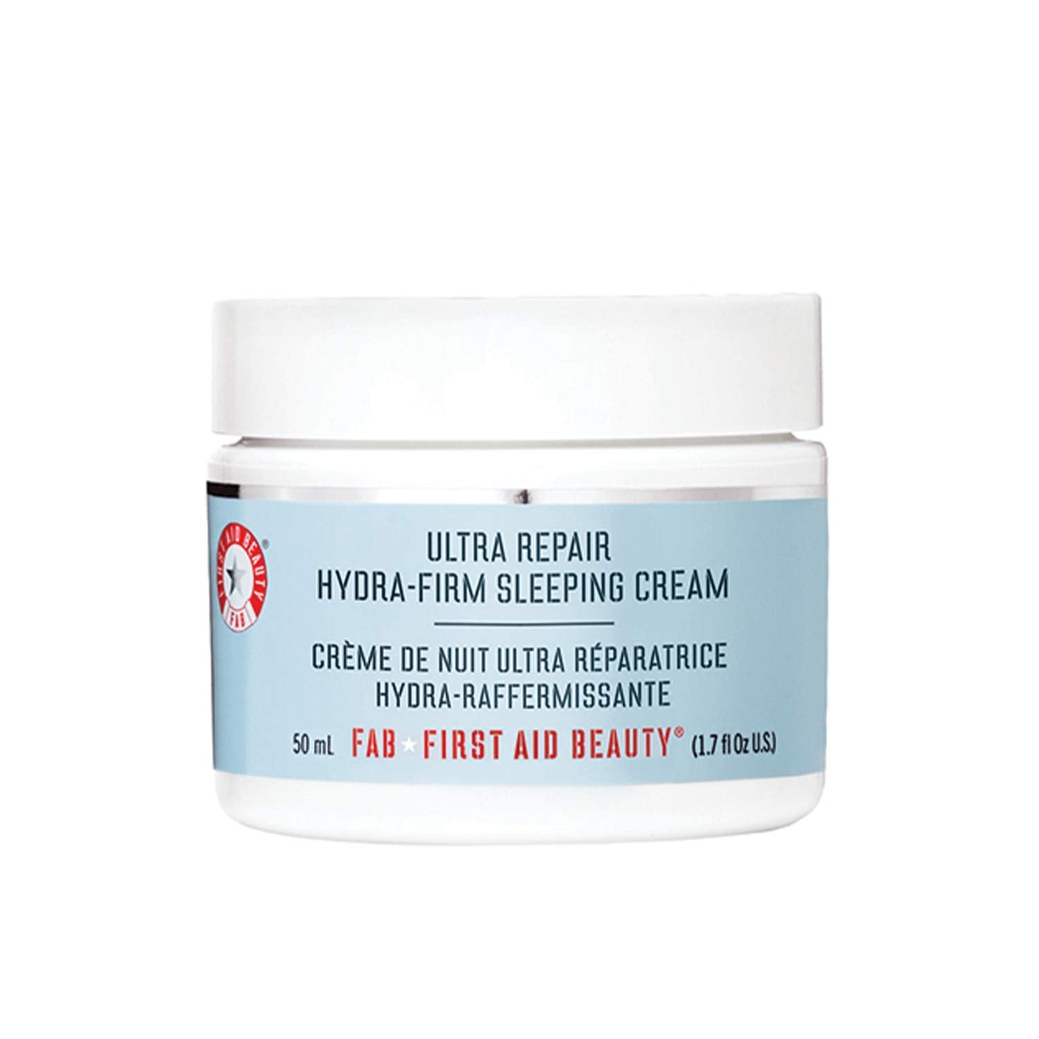 First Aid Beauty Ultra Repair Hydra-Firm Sleeping Cream, Intense Nighttime Moisturizer – 1.7