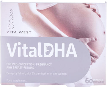 Zita West Vital DHA with Omega 3 for Fertility, Pregnancy and Breastfe90 Grams