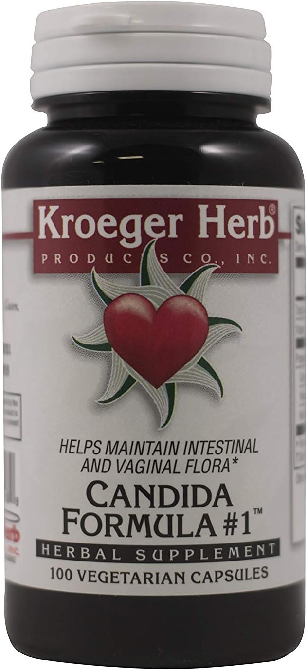 Kroeger Herb 420174 Candida Formula # 1 100 Capsules