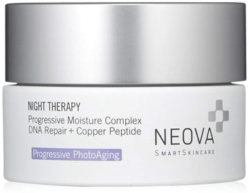 NEOVA SmartSkincare Night Therapy Moisturizer with fortifying nutrition, DNA Repair and Copper Tripeptide for overnight recovery