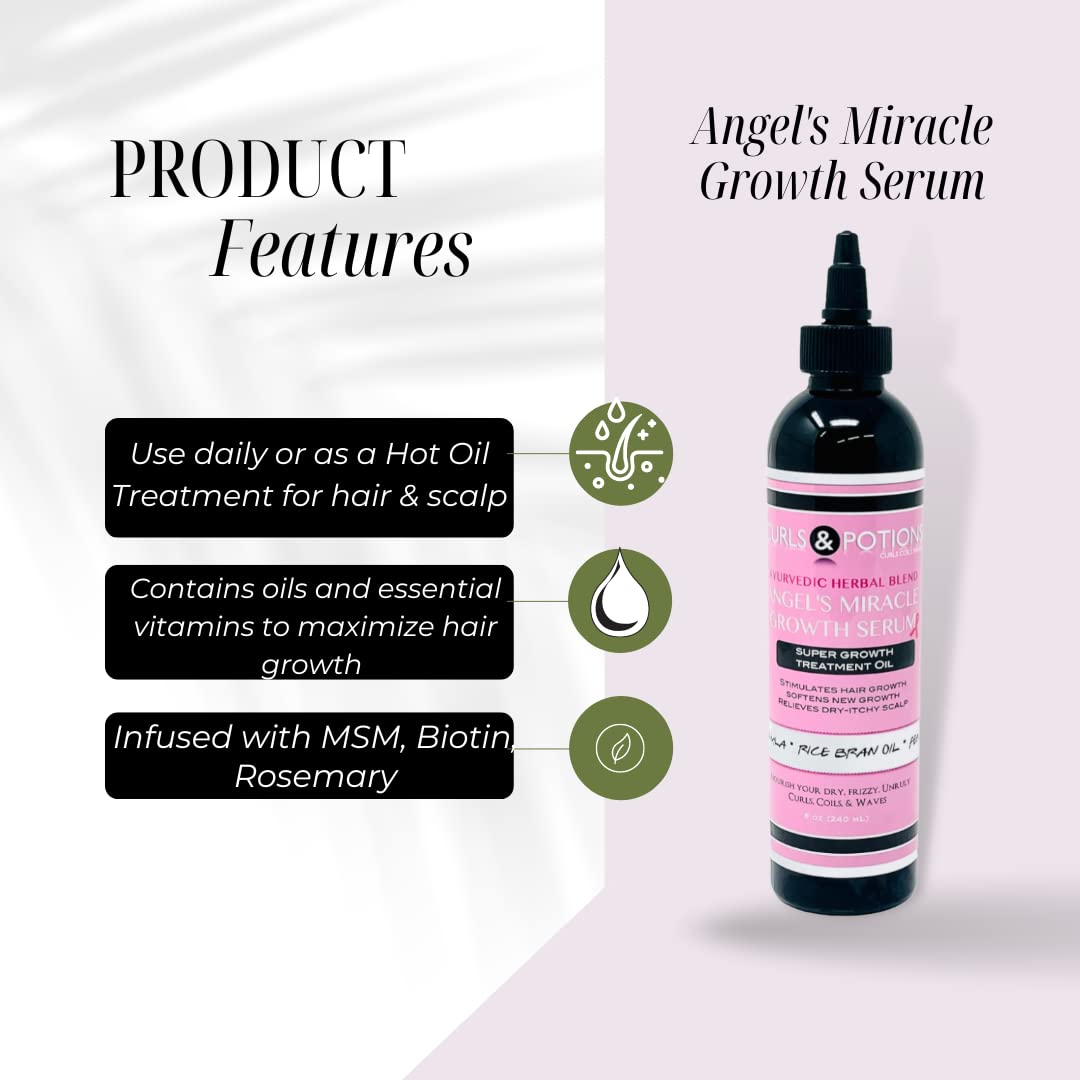  Curls & Potions Angel Serum Scalp & Hair Treatment Oil with