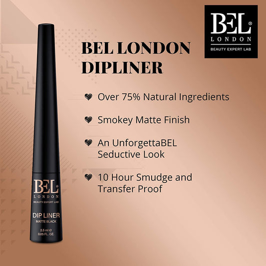 BEL London Matte Black Dip Liner