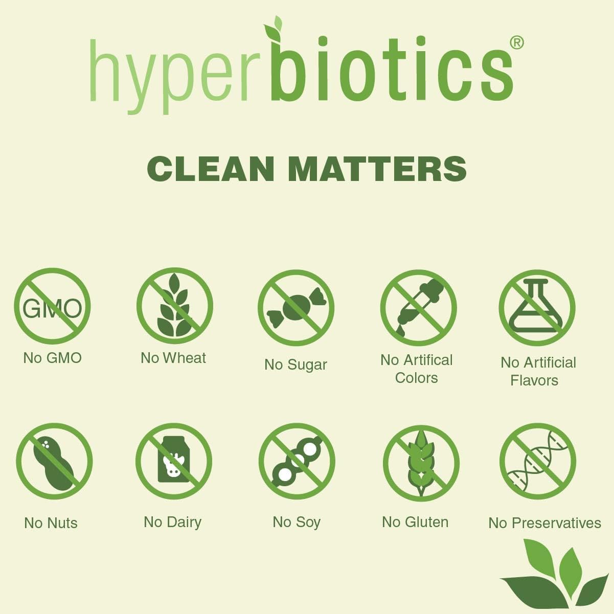 Hyperbiotics Pre Pro | Vegan Probiotics + Prebiotics | 60 Billion CFU 