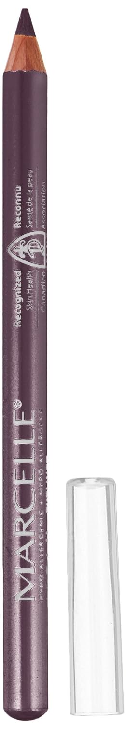 Marcelle Kohl Eyeliner, Plum, Eye Pencil, Long-Lasting, Waterproof, Intense Colour, Fragrance-Free, Hypoallergenic, Recognized by CDA, Cruelty-Free, 0.04