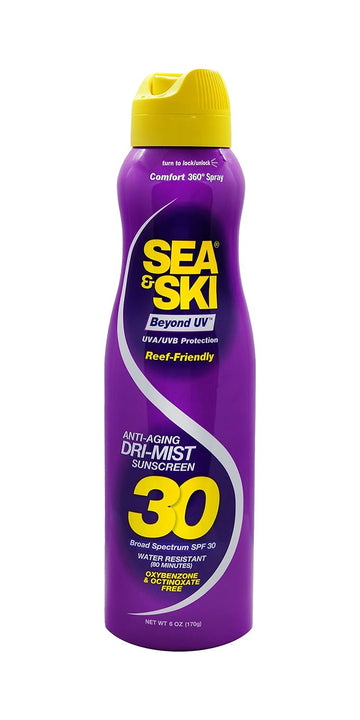 SEA & SKI Beyond UV™ Anti-Aging SPF 30 Reef Friendly Continuous Spray 360° Sunscreen, 6  (1)