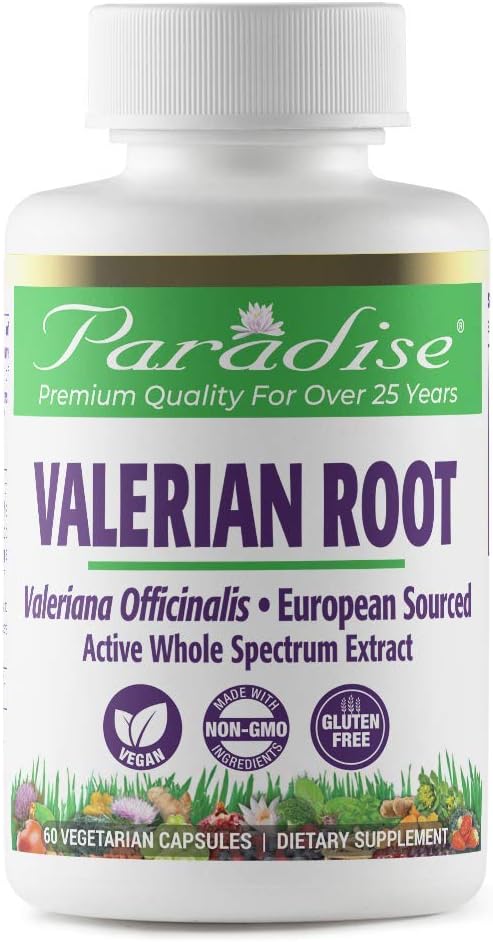 Paradise Herbs, Valerian Root, European Sourced Active Whole Spectrum