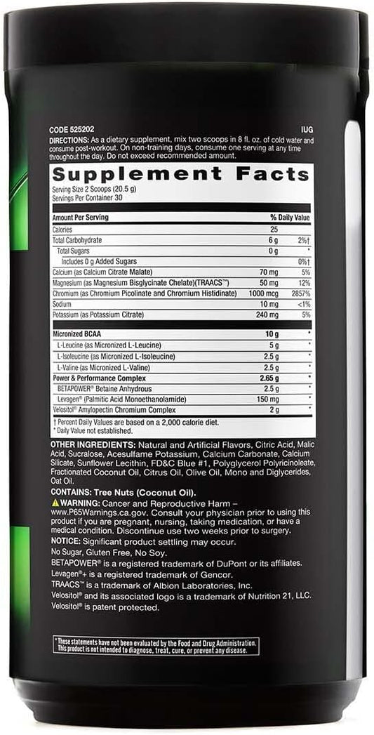 BEYOND RAW Precision BCAA Powder | Anabolic Recovery & Power Output |