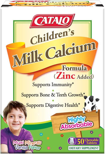 Catalo Children'S Milk Calcium Formula (Zinc Added) - Promote Bone Gro