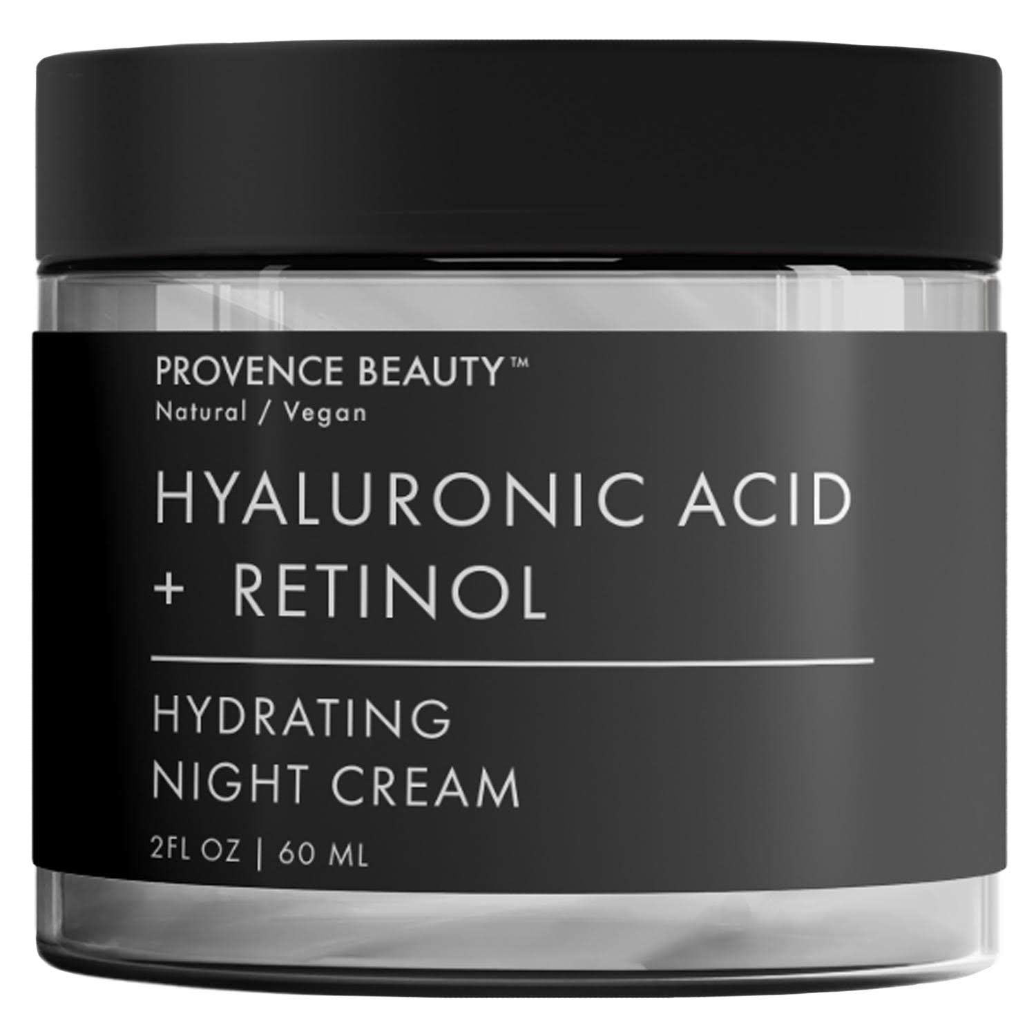 Hyaluronic Acid and Retinol Night Cream - Hydrating Face and Neck Moisturizer for Anti Aging, Wrinkle, Acne, Firming and Dry Skin - Organic Facial Cream for Women, Men and all Skin Types - 2