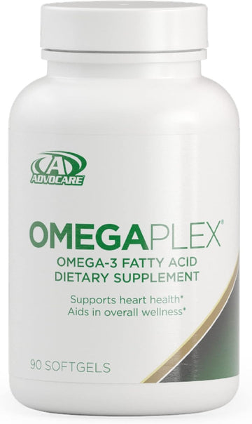 AdvoCare OmegaPlex Omega 3 Fatty Acid Dietary Supplement - Omega 3 Fish Oil Supplement - EPA & DHA Omega 3 Supplement -