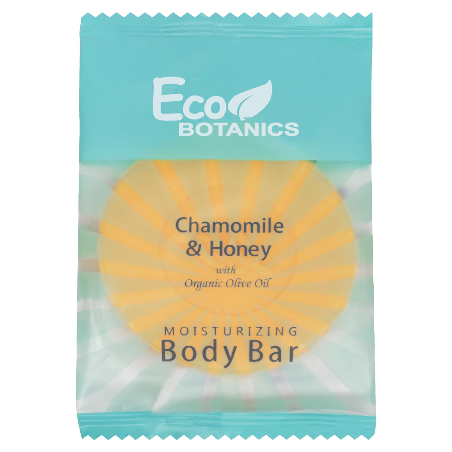 Eco Botanics Travel-Size Hotel Body Bar Soap, 0.89  (Case of 100)