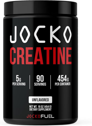 Jocko Fuel Creatine Monohydrate Powder - Creatine for Men & Women, Sup