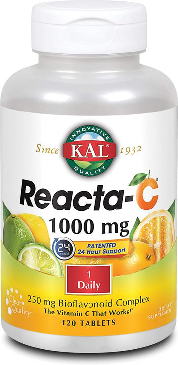 KAL Reacta-c with Bioavonoids Tablets, 120 Count
