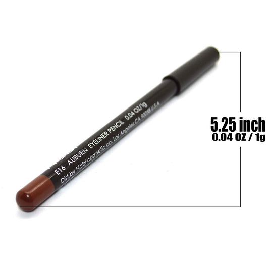 Nabi Professional Makeup E16 Auburn Brown Eye Liner eyeliner Pencil 0.04  / 1g BeutiYo + ZipBag