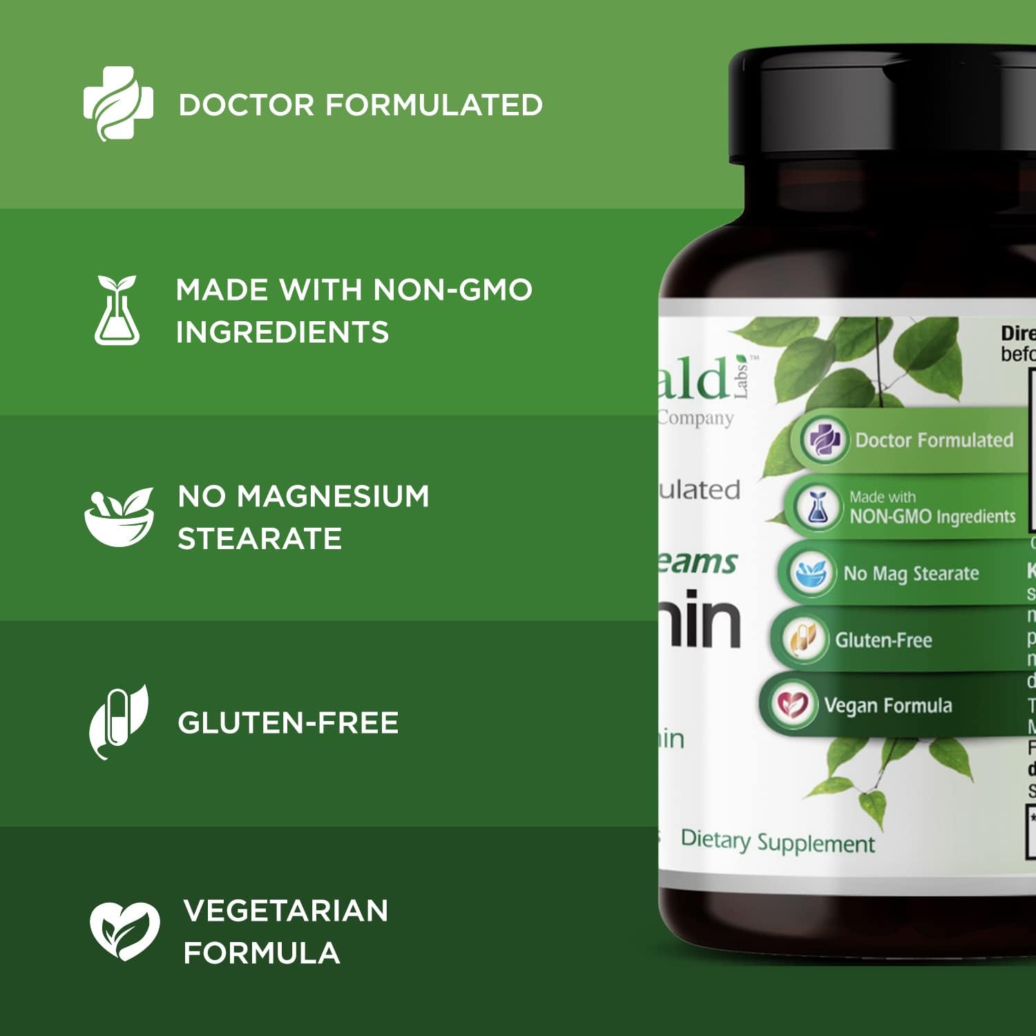 Emerald Labs Sweet Dreams Melatonin 3mg- Dietary Supplement to Support