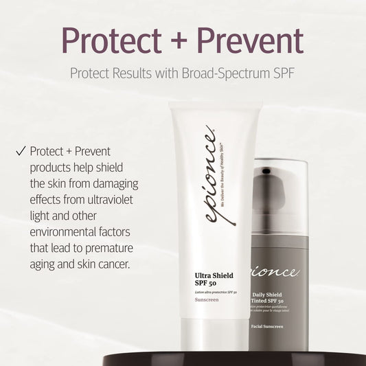 Epionce Daily Shield Tinted SPF 50 Sunscreen, Tinted Moisturizer and Face Sunscreen, Anti Aging Facial Sunscreen, Tinted Sunscreen with Argan Oil and Zinc Oxide