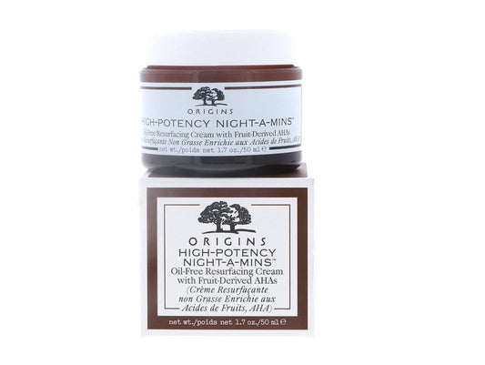 Origins High Potency Night-A-Mins Oil-Free Resurfacing Cream with Fruit-Derived AHAs 1.7 . / 50 (Unbox)