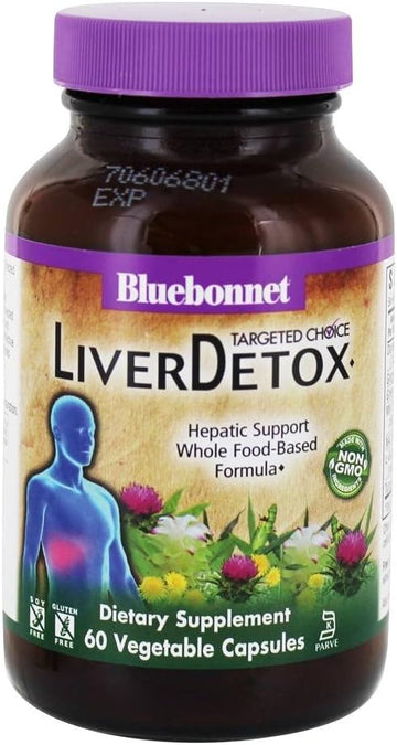 Bluebonnet Nutrition Targeted Choice Liver Detox Herbal Blend, 60 Coun