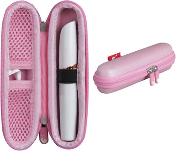 Hermitshell Hard Travel Case for Finishing Touch awless Brows Eyebrow Pencil Hair Remover (Pink)