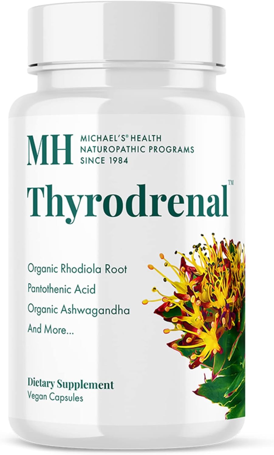 MICHAEL'S Health Naturopathic Programs Thyrodrenal - 120 Vegan Capsule2.4 Ounces