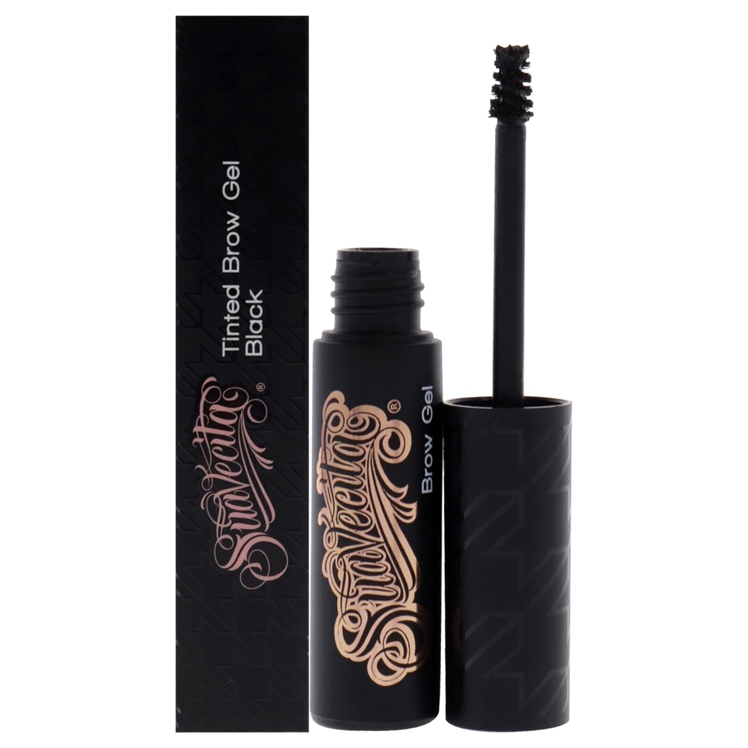 Suavecita Tinted Eyebrow Gel Black Vegan & Cruelty Free All Day Hold