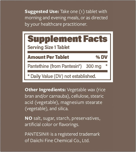 Endurance Products Pantethine From Pantesin - 300Mg Sustained Release