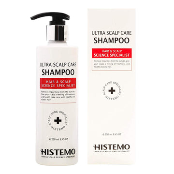 Histemo Ultra Scalp Care Shampoo, DHT Blocking Hair Restoration, Promote Hair Growth with Biotin & Prevent Hair Loss, for Men & Women with Oily Scalp or Colored Treated Hair (8.45 oz)