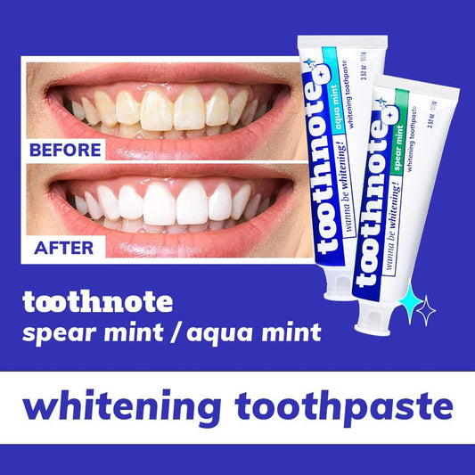 Toothnote Teeth Whitening Toothpaste 4 (4 New Aqua Mint)