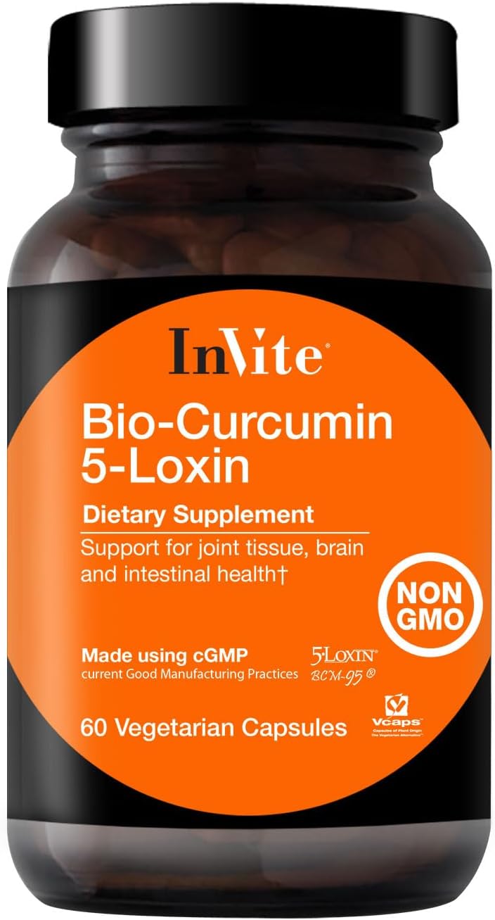 Invite Health Bio-Curcumin and 5-Loxin - Supports Joint, Bra