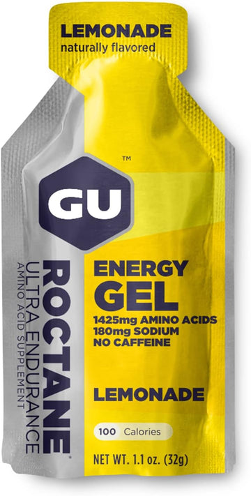 GU Energy Roctane Ultra Endurance Energy Gel, 24-Count, Lemonade1.7 Pounds