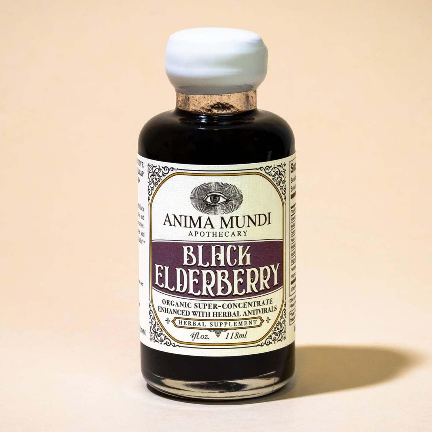 Anima Mundi Black Elderberry Syrup - Organic Elderberry Syru