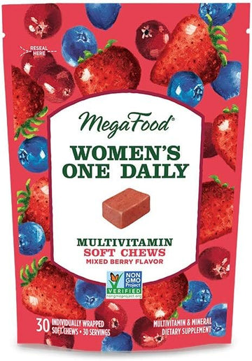 MegaFood Women's One Daily Multivitamin Soft Chews - Multivitamin for