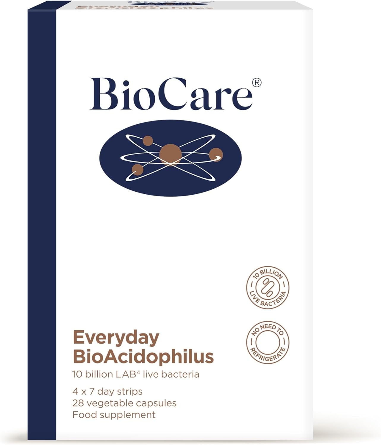 BioCare Everyday BioAcidophilus | 10 Billion LAB4 Live Bacteria - 28 C40 Grams