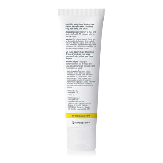 Dermalogica Invisible Physical Defense SPF30 (1.7  ) Face Sunscreen Moisturizer - Non-Greasy Formula That Defends Against UVA/UVB/Blue Light