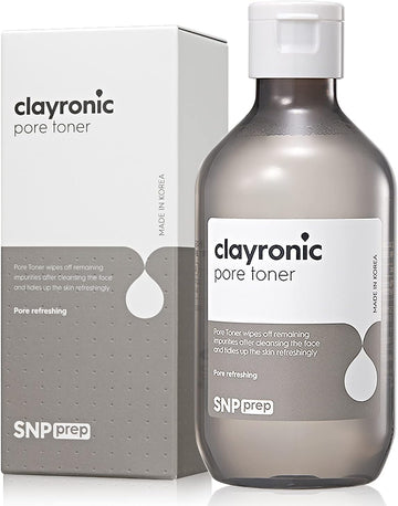 SNP Prep Clayronic Pore Toner 7.43   - Purifies Pores, Calms & Improves Skin Tone - Pore-Reducing, Minimizes Large Pores for Men and Women