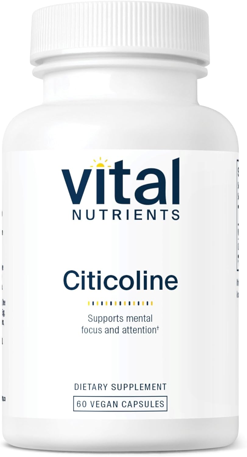 Vital Nutrients - Citicoline - Mental Focus And Attention - 60 Vegetar