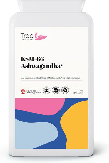 Ashwagandha KSM 66 Supplement - 90 Capsules - 1000mg Per Serving ? 125110 Grams