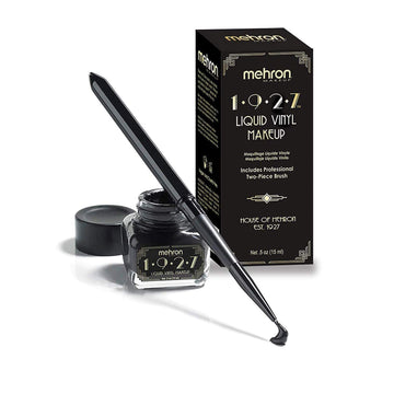 Mehron Makeup 1927 Liquid Vinyl Makeup (.5) (Jet Black)