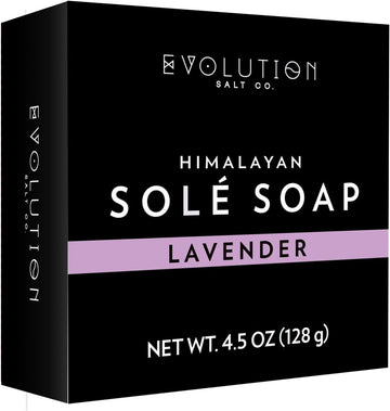 Evolution Salt - Himalayan Sole Bath Soap Lavender, 4.5