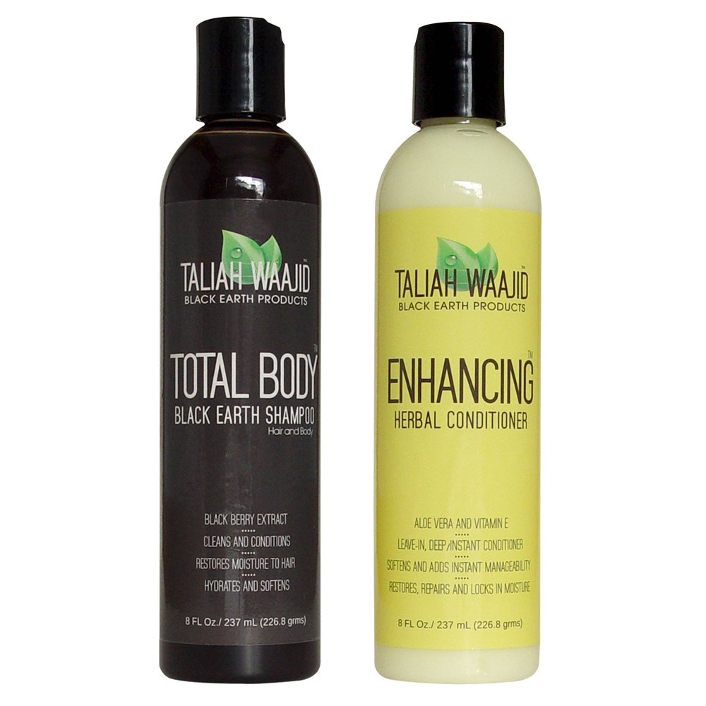 Esupli.com Taliah Waajid Total Body Black Earth Shampoo & Herbal Condit